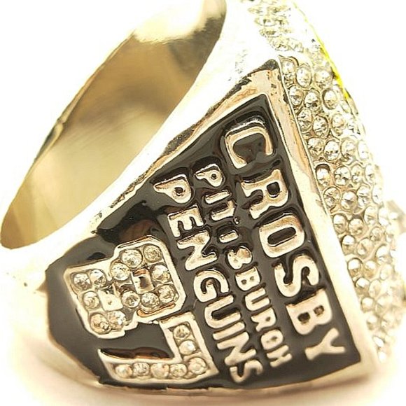 USA Pittsburgh Penguins 2016 Crosby Hockey Ring - Picture 2 of 4